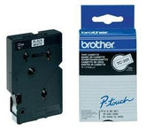 Brother TC201A - Negro sobre blanco - Rollo (1,2 cm x 7,7 m) 10 Cassette(s) Cinta laminada - Para P-Touch PT-2000, PT-3000, PT-500, PT-5000, PT-8E