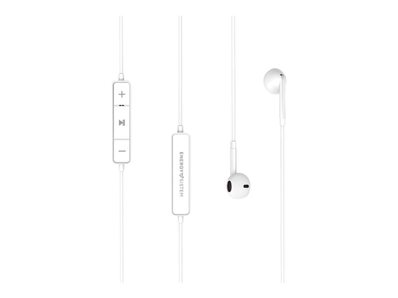 Energy Earphones 1 Bluetooth - Auriculares internos con micrófono - ear bud - bluetooth - inalámbrico - blanco