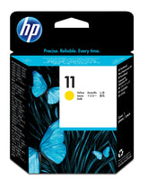 HP 11 - Amarelo - cabeçote de impressora - para Business Inkjet 1000, 1200, 2800, DesignJet 11X, 500, 510, 70, 820, Officejet Pro K850