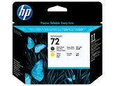 HP 72 - Amarelo, preto opaco - cabeçote de impressora - para DesignJet HD Pro MFP, SD Pro MFP, T1100, T1120, T1200, T1300, T2300, T770, T790, T795