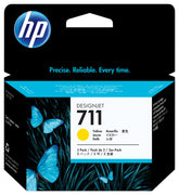 HP 711 - Pack of 3 - 29 ml - Yellow - Genuine - DesignJet - Ink Cartridge - for DesignJet T100, T120, T120 ePrinter, T125, T130, T520, T520 ePrinter, T525, T530