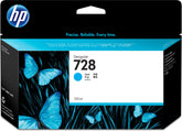 HP 728 - 130 ml - cyan blue - original - DesignJet - ink cartridge - for DesignJet T730, T830