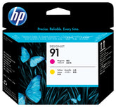 HP 91 - Amarelo, magenta - cabeçote de impressora - para DesignJet Z6100, Z6100ps