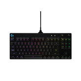 Teclado mecánico para juegos Logitech G Pro - Teclado - Retroiluminación - USB - AZERTY - Francés - Switch: GX Blue Clicky - Negro