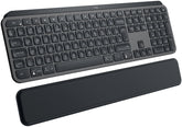 Teclas Logitech MX - Teclado - Retroiluminación - Bluetooth, 2,4 GHz - QWERTY - Estándar internacional americano - Grafito