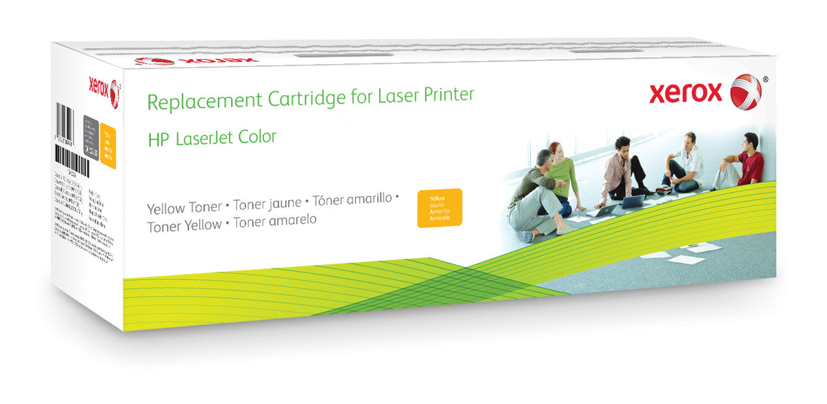 Xerox - Yellow - compatible - toner cartridge (option for: HP CF542A, HP 203A) - for HP Color LaserJet Pro M254dw, M254nw, MFP M280nw, MFP M281cdw, MFP M281fdn, MFP M281fdw