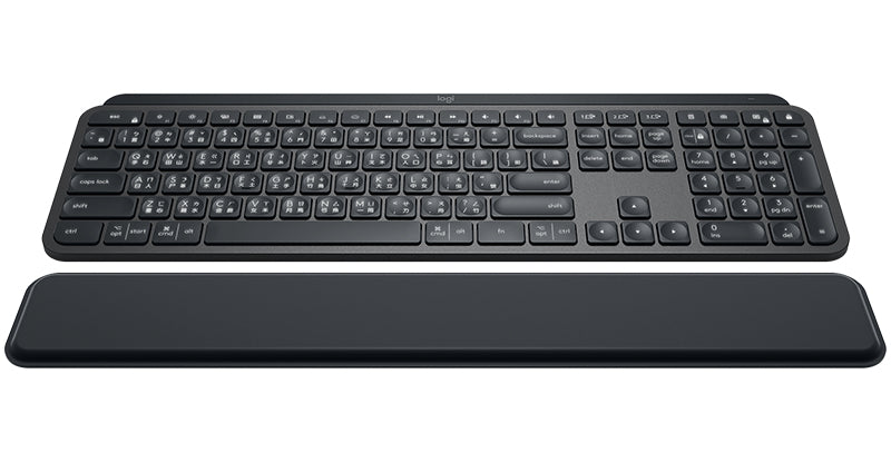 Logitech MX Keys - Teclado - Retroiluminación - Bluetooth, 2,4 GHz - QWERTZ - Alemán - grafito