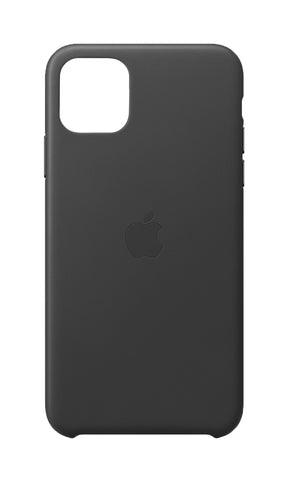 APPLE CAPA IPHONE 11 PRO 6.5 MAX LEATHER CASE - BLACK