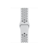 Apple 40mm Nike Sport Band - Watch Strap for Smart Watch - Sizes S/M and M/L - Black, Pure Platinum - Demo - for Watch (38mm, 40mm, 41mm)