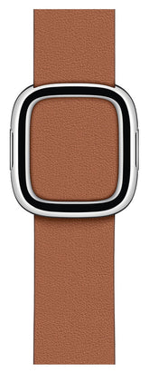 Apple 40mm Hebilla moderna - Correa para reloj inteligente - Tamaño grande - Marrón sillín - para reloj (38mm, 40mm, 41mm)