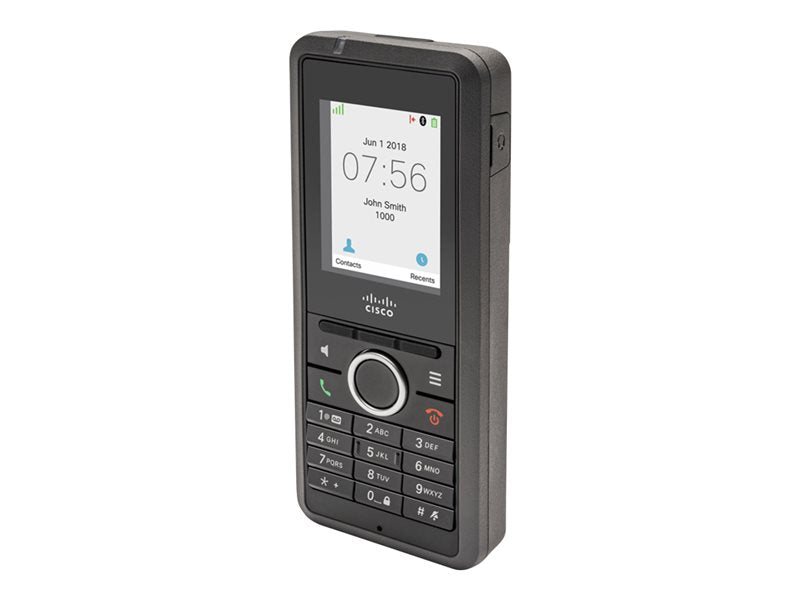 Cisco IP DECT Phone 6825 - Extensão de auricular sem fios - com interface Bluetooth - DECT - SIP - 2 linhas - com Estação de Base Cisco IPDECT 210 Multi-Cell (CP-6825-3PC-BUN-CE)