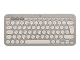 Logitech K380 Multi-Device Bluetooth Keyboard - Keyboard - Wireless - Bluetooth 3.0 - QWERTY - Russian - Sand