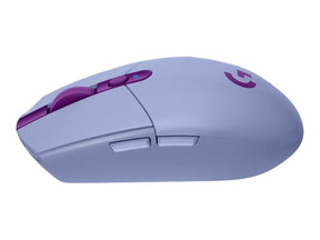 Logitech G G305 - Mouse - optical - 6 buttons - wireless - LIGHTSPEED - wireless USB receiver - lilac (910-006022)