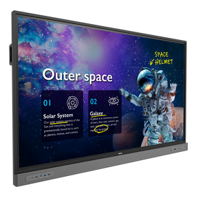 BenQ RM7503 - 75" Diagonal Classes Master Education Series LCD display with LED backlight - interactive - with touch screen (multi-touch) - 4K UHD (2160p) 3840 x 2160