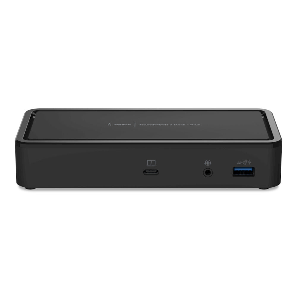 Belkin Thunderbolt 3 Dock Plus - Estação de engate - USB-C / Thunderbolt 3 - 2 x DP - GigE - 125 Watt