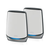 NETGEAR Orbi WiFi System RBK852 - Sistema Wi-Fi (router, extensor) - até 350 sq.m - rede - GigE, 2.5 GigE - 802.11a/b/g/n/ac, 802.11a/b/g/n/ac/ax - Faixa tripla