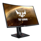 ASUS TUF Gaming VG27VQ - Monitor LED - gaming - curvo - 27" - 1920 x 1080 Full HD (1080p) @ 165 Hz - VA - 400 cd/m² - 3000:1 - HDR10 - 1 ms - HDMI, DVI-D, DisplayPort - altifalantes - preto