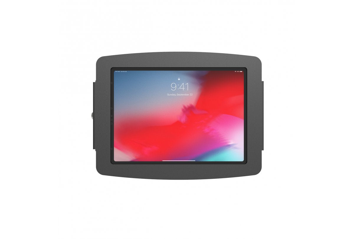 Compulocks Space iPad 10.2-inch Wall Mount Security Display Enclosure - Enclosure - for tablet - lockable - high-grade aluminum - black - screen size: 10.2" - mounting interface: 100 x 100 mm - wall mountable - for Apple 10.2 -inch i