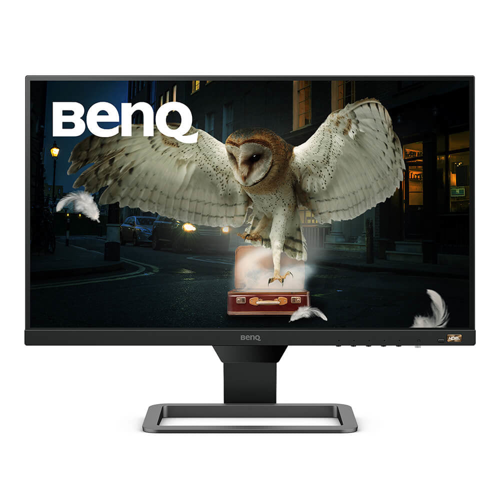 BenQ EW2480 - Pantalla LED - 23,8" - 1920 x 1080 Full HD (1080p) @ 60 Hz - IPS - 250 cd/m² - 1000:1 - 5 ms - HDMI - altavoces - negro, gris metalizado