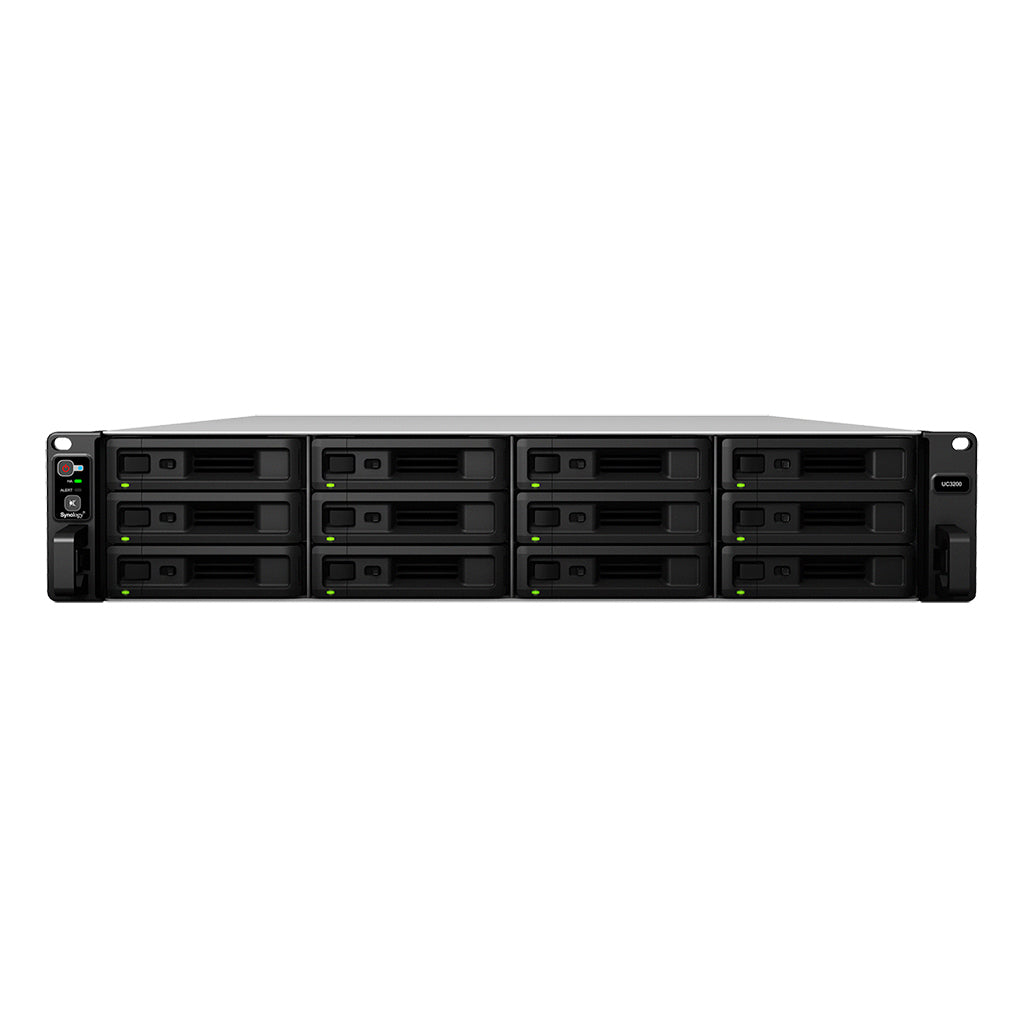 Synology Unified Controller UC3200 - Hard Disk Array - 12 Bays (SAS) - SAS (External) - Rack Mountable - 2U