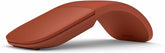 Microsoft Surface Arc Mouse - Mouse - optical - 2 buttons - wireless - Bluetooth 4.1 - poppy red - commercial