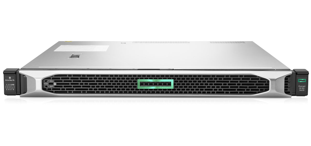 HPE ProLiant DL160 Gen10 - Server - rack mountable - 1U - 2-way - 1 x Xeon Silver 4208 / 2.1 GHz - RAM 16 GB - SATA - hot-swap 2.5" bay(s) - no HDD - GigE - monitor: none