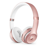 Beats Solo3 - On-Ear Headphones with Microphone - In-Ear - Bluetooth - Wireless - 3.5mm Jack - Noise Isolation - Rose Gold - For iPad/iPhone/iPod/TV/Watch