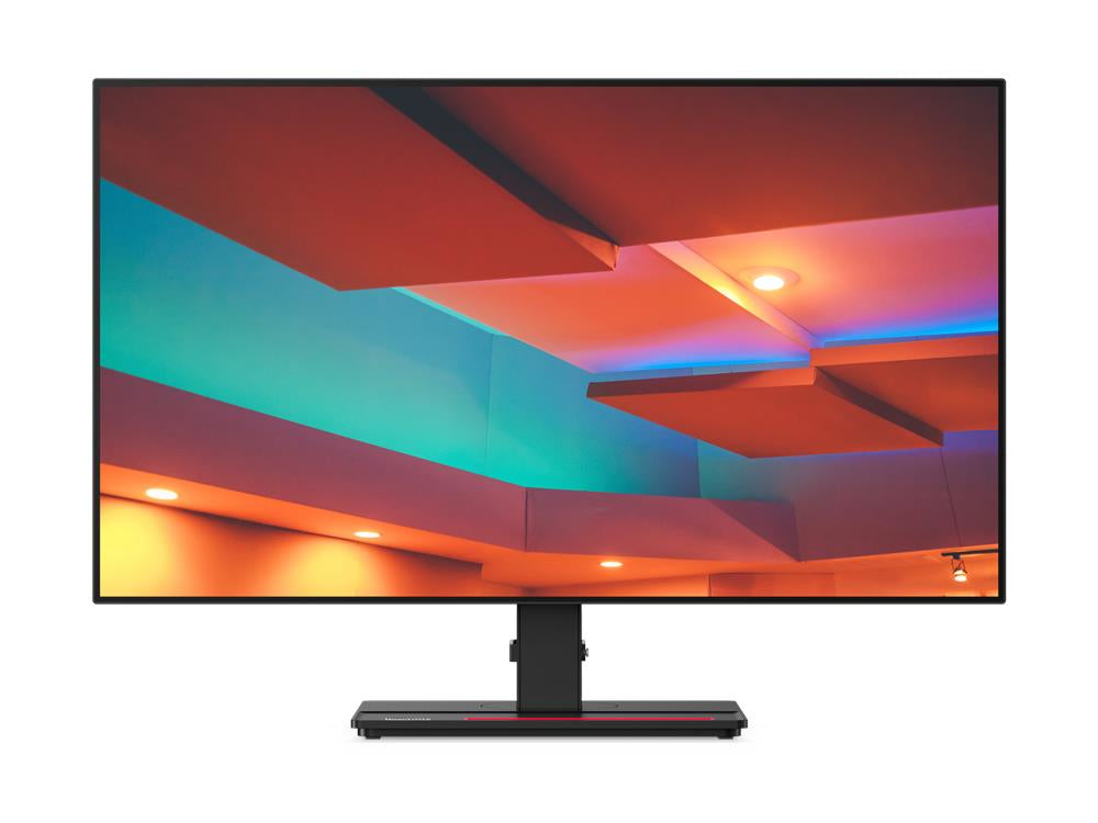 Lenovo ThinkVision P27q-20 - Monitor LED - 27" - 2560 x 1440 QHD - IPS - 350 cd/m² - 1000:1 - 4 ms - HDMI, DisplayPort - preto lustroso