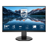 Philips B Line 243B9 - Monitor LED - 24" (23.8" visível) - 1920 x 1080 Full HD (1080p) @ 75 Hz - IPS - 250 cd/m² - 1000:1 - 4 ms - HDMI, VGA, DisplayPort, USB-C - altifalantes - textura preta