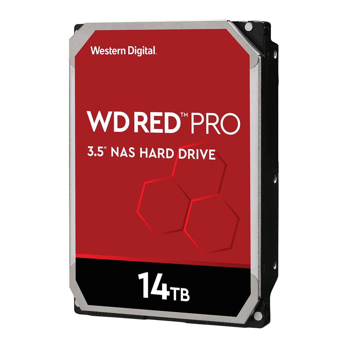 WD Red Pro WD141KFGX - Hard disk - 14 TB - internal - 3.5" - SATA 6Gb/s - 7200 rpm - buffer: 512 MB