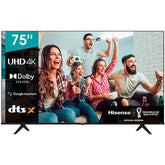 HISENSE LED TV 75 4K HDR10+ SMART TV VIDAA U 5.0 75A6G