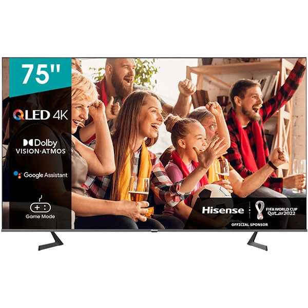 HISENSE LED TV 75 4K QLED HDR10+ SMART TV VIDAA U 5.0 75A7GQ