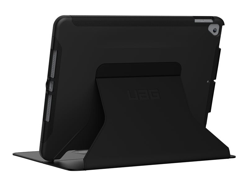 UAG Case for iPad 10.2-in (9/8/7 Gen, 2021/2020/2019) - Scout w/ Folio Black - Capa flip cover para tablet - 10.2" - para Apple 10.2-inch iPad (7ª geração, 8ª geração)