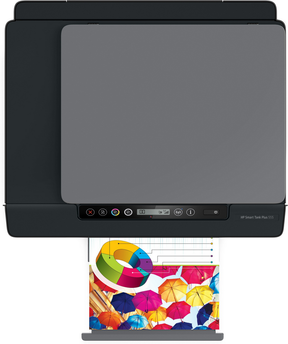 HP Smart Tank Plus 555 All-in-One - Impresora multifunción - Color - Inyección de tinta - Recargable - Legal (216 x 356 mm) (original) - A4/Legal (soportes) - hasta 10 ppm (copia) - hasta 11 ppm (imprimir) - 100 hojas - USB 2.0, Wi-Fi(n), Bluetooth