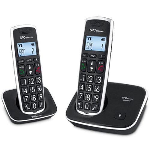 SPC Telefone Comfort Kaiser Duo Preto