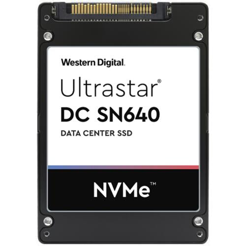 WD Ultrastar DC SN640 WUS4CB038D7P3E3 - SSD - 3840 GB - internal - 2.5" - U.2 PCIe 3.1 x4 (NVMe) - 256-bit AES