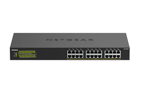 NETGEAR GS324PP - Switch - unmanaged - 24 x 10/100/1000 (PoE+) - desktop, rail mountable - PoE+ (380 W)