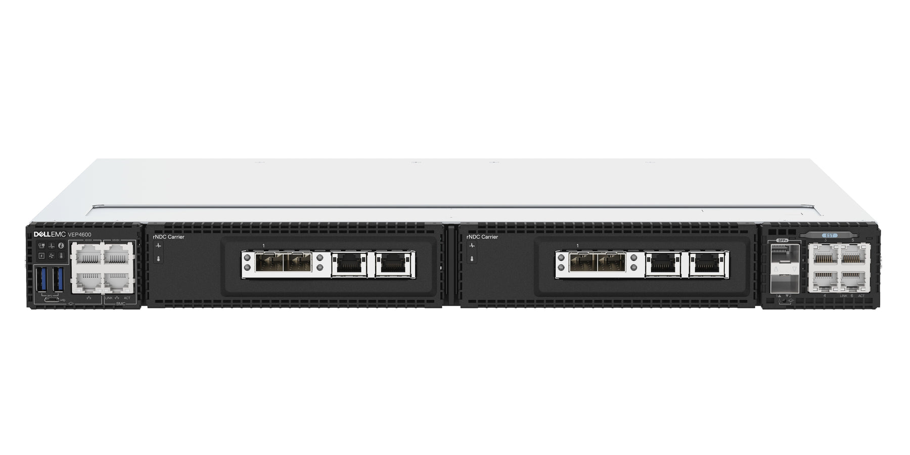 Dell Networking Virtual Edge Platform VEP4600 - Virtual Network Function Appliance (VNF) - 1 Year Parts Only Warranty - 10 GigE - 1U - Enclosure Mountable