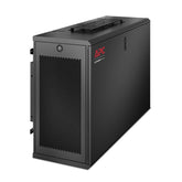 APC NetShelter WX AR106V - Armário - montagem na parede - preto - 6U - 19"