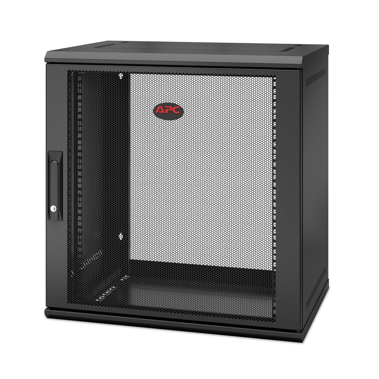 APC NetShelter WX AR112SH4 - Enclosure - Wall Mount - Black - 12U - 19"