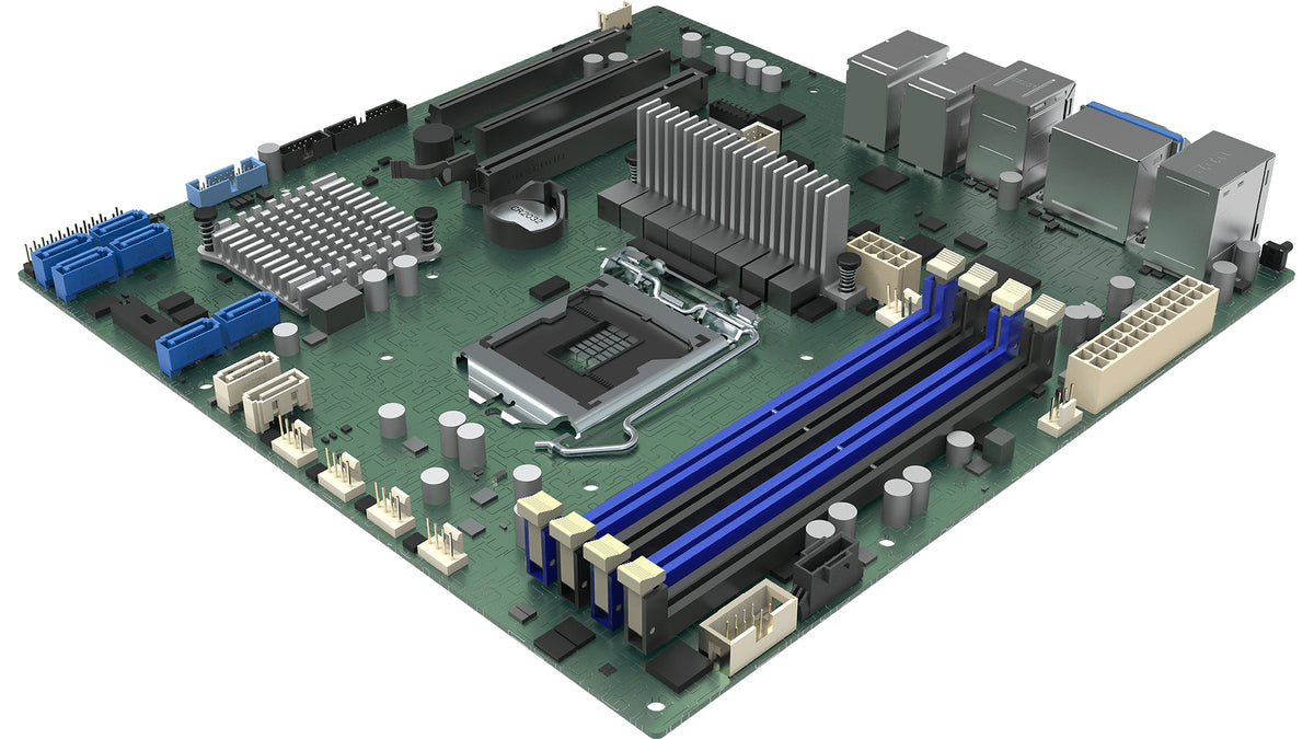 Intel Server Board M10JNP2SB - Placa base - micro ATX - Intel - Zócalo LGA1151 - Chipset C246 - USB 3.1 Gen 2 - DISTI