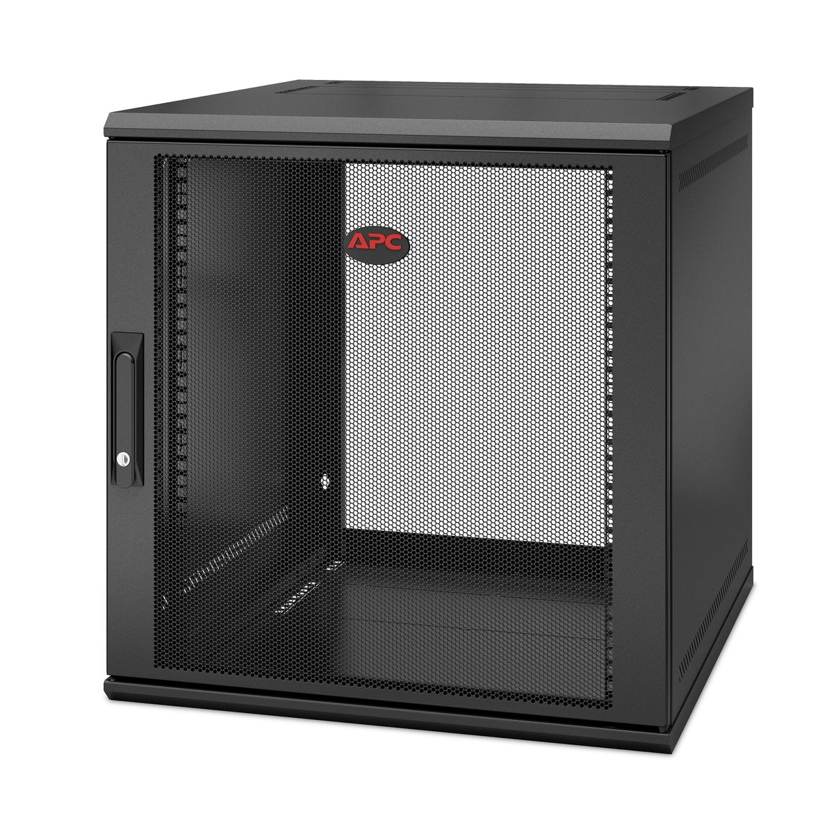 APC NetShelter WX AR112SH6 - Enclosure - Wall Mount - Black - 12U - 19"