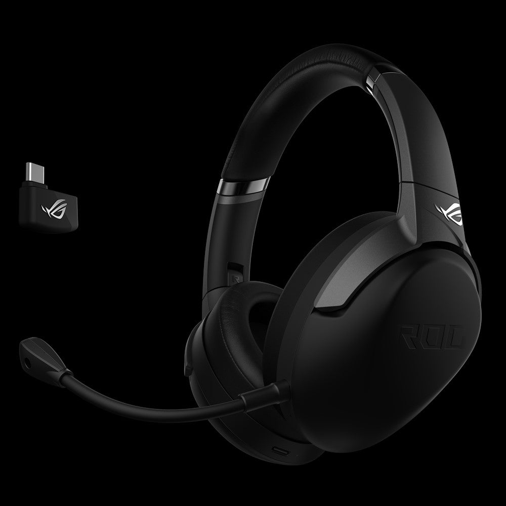 ASUS ROG Strix Go 2.4 - Headphones - Full Size - 2.4GHz - Wireless, With Cable - 3.5mm Jack - For ROG Strix G15, G17, ROG Zephyrus G14, M15, S15, S17, TUF Gaming F17, FX505, TUF505