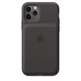 Apple Smart - Cell phone back cover battery case - silicone, elastomer - black - for iPhone 11 Pro