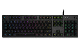 Logitech Gaming G512 - Teclado - luz traseira - USB - QWERTY - Espanhol - interruptor: GX Brown Tactile - carvão