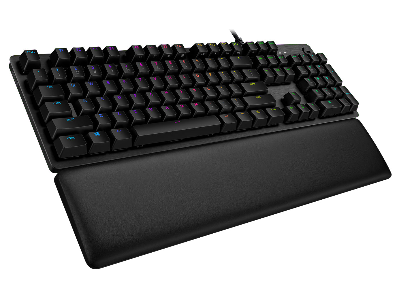 Logitech Gaming G513 - Teclado - luz traseira - USB - Nórdico - interruptor: GX Brown Tactile - carvão