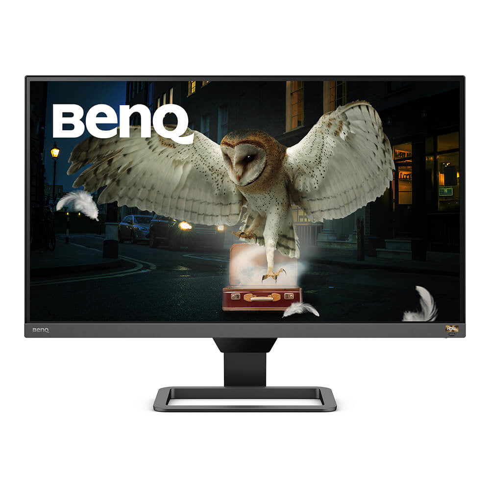 BenQ EW2780Q - Pantalla LED - 27" - 2560 x 1440 QHD @ 60 Hz - IPS - 350 cd/m² - 1000:1 - 5 ms - 2xHDMI, DisplayPort - altavoces - negro, gris metalizado