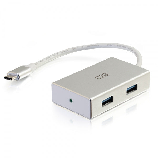 Hub C2G USB-C con 4 puertos USB-A - Hub - 4 x USB 3.1 - escritorio