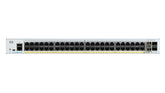 Cisco Catalyst 1000-48T-4G-L - Switch - Managed - 48 x 10/100/1000 + 4 x Gigabit SFP (uplink) - rail mountable