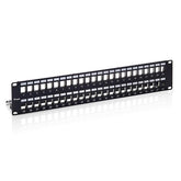 EQUIP PATCH PANEL 19 MODULAR 48P 2U FTP VACÍO NEGRO